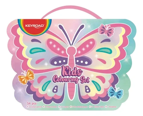 MALETIN C/54 PZS P/COLOREAR KEYROAD